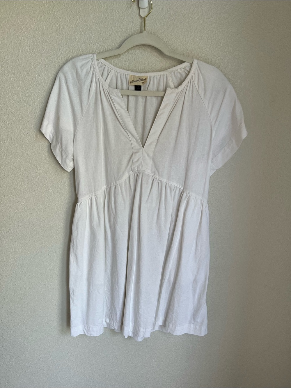 Universal Thread White Cotton Mini Dress